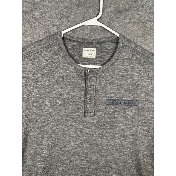 Lucky Brand Other - Mens‎ Lucky Brand Gray Short Sleeve Shirt Size Large